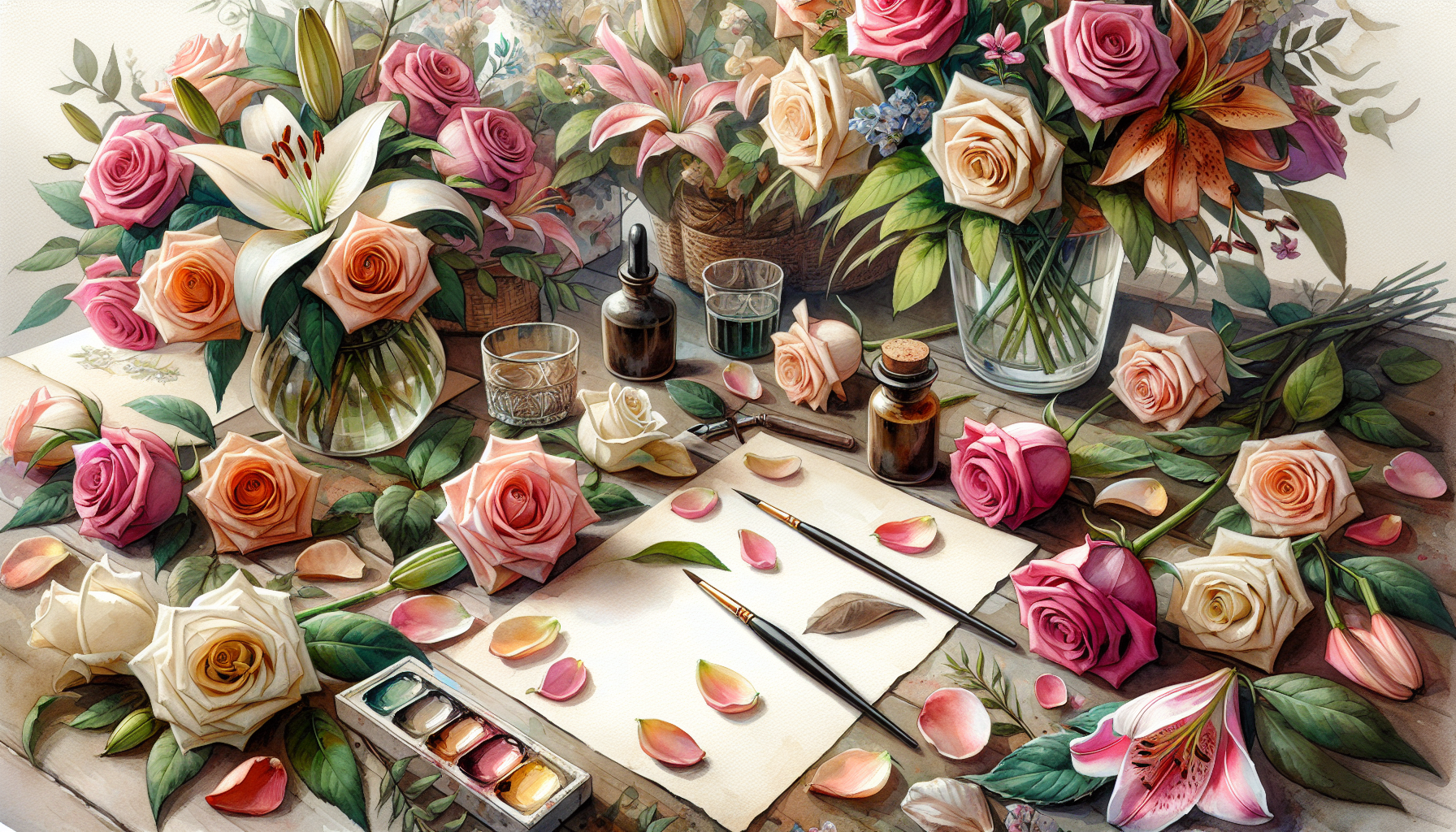 Cómo crear hermosos arreglos florales con rosas y lirios: ¡Tips y consejos!