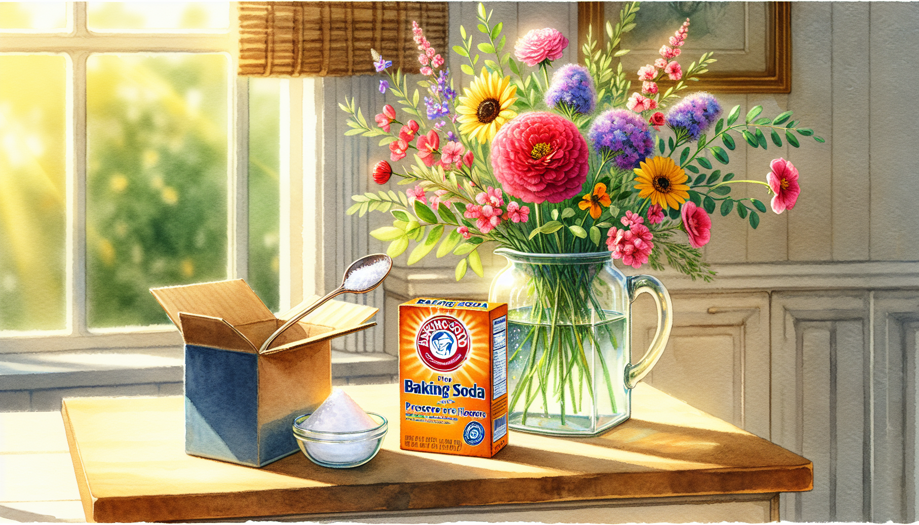 7 Trucos Efectivos con Bicarbonato para Conservar Flores Frescas Más Tiempo