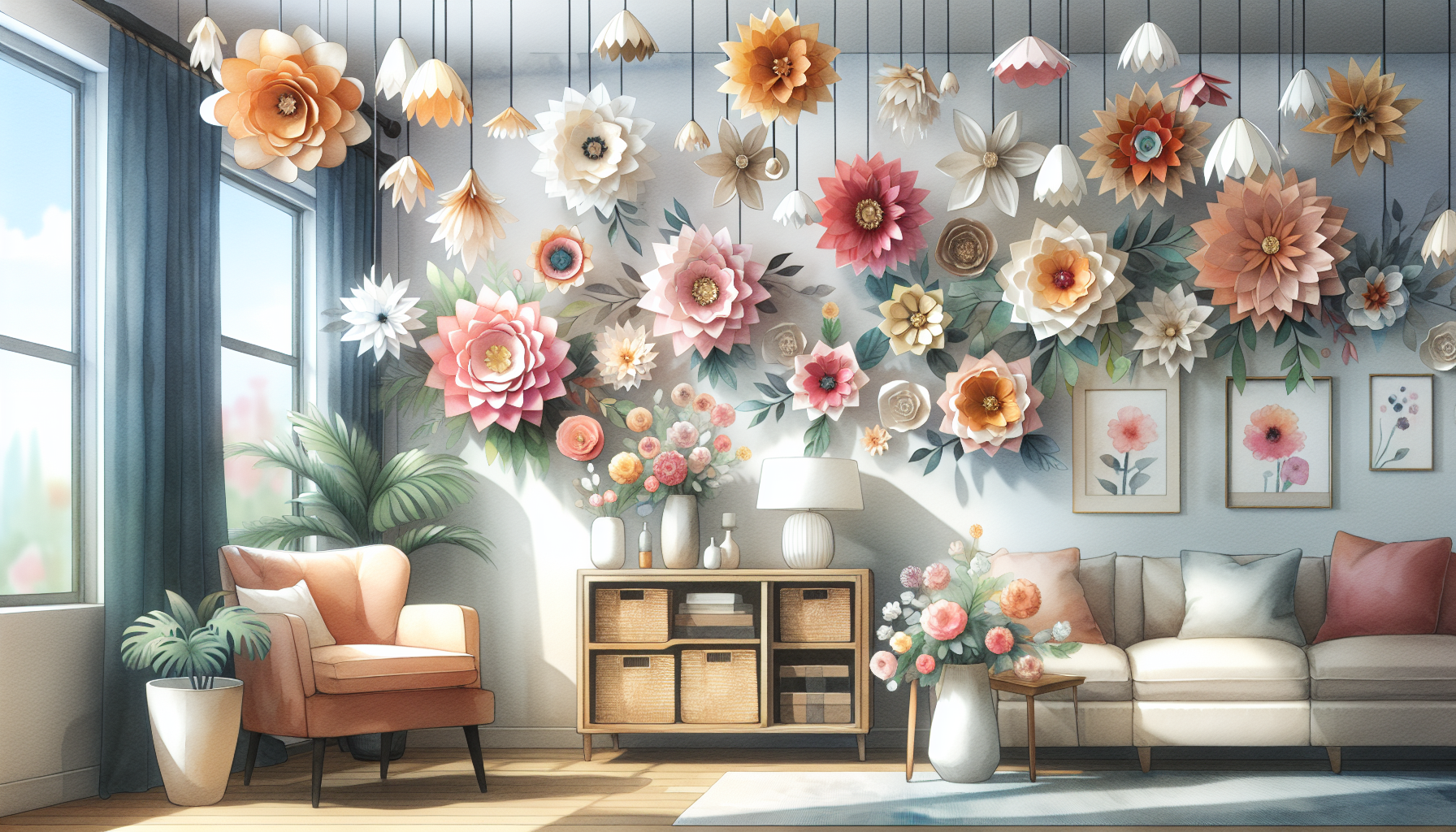 Ideas Creativas para Decorar con Flores de Papel: Transforma Tu Espacio