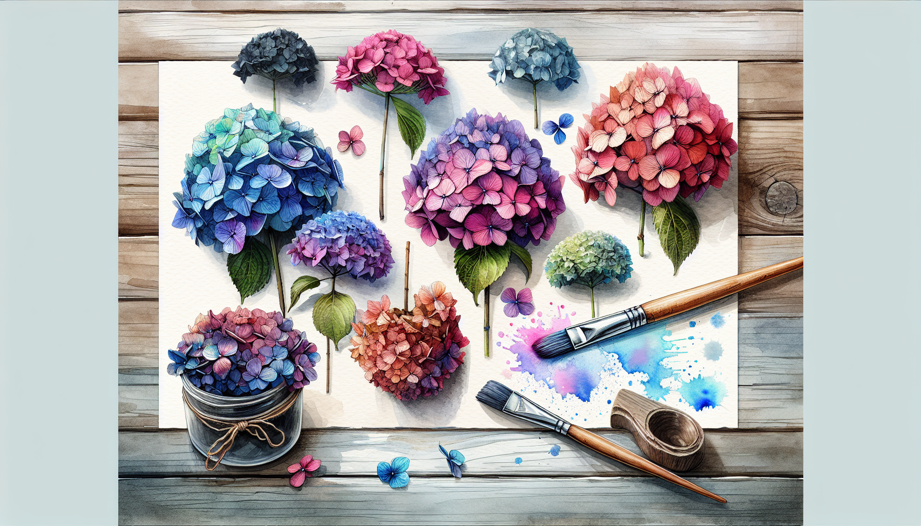 Guía paso a paso: Cómo secar flores de hortensia sin complicaciones