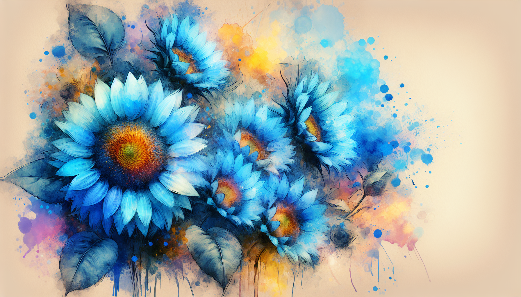 La maravilla única de los girasoles azules: todo lo que debes saber