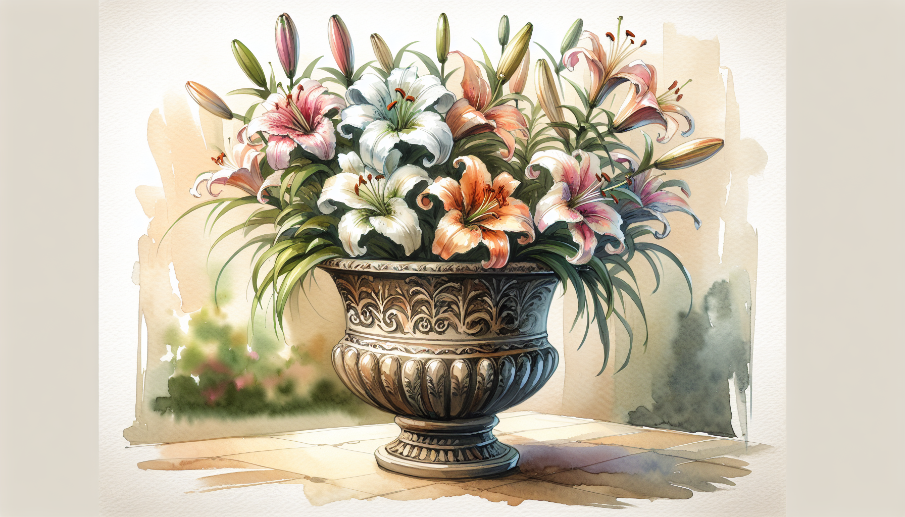 Consejos para el cuidado de lirios en maceta: Mantén tus flores hermosas y saludables